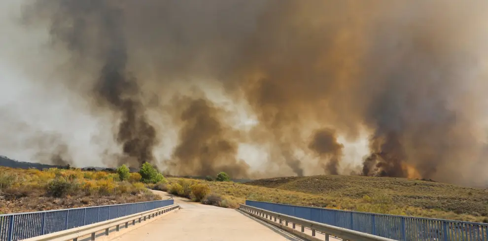 Incendio en España