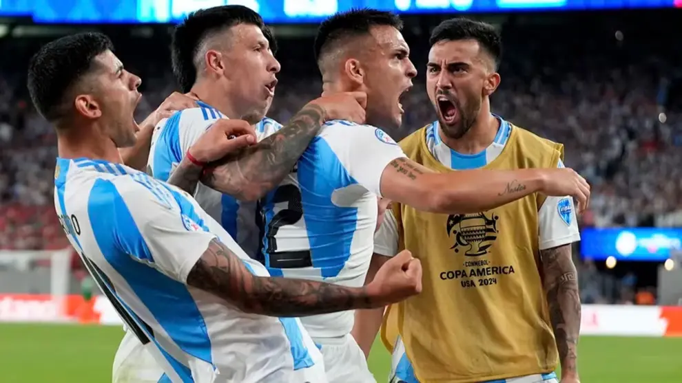 Lautaro Martínez, en un desahogo.