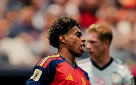 Lamine Yamal, confiado del poderío de la selección española.