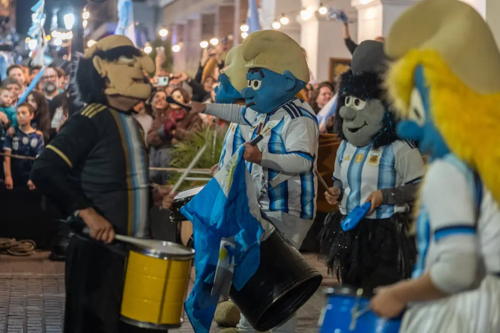 Mundial 2026: Festejos en plaza 9 de Julio por el pase a semifinales del seleccionado argentino de futbol