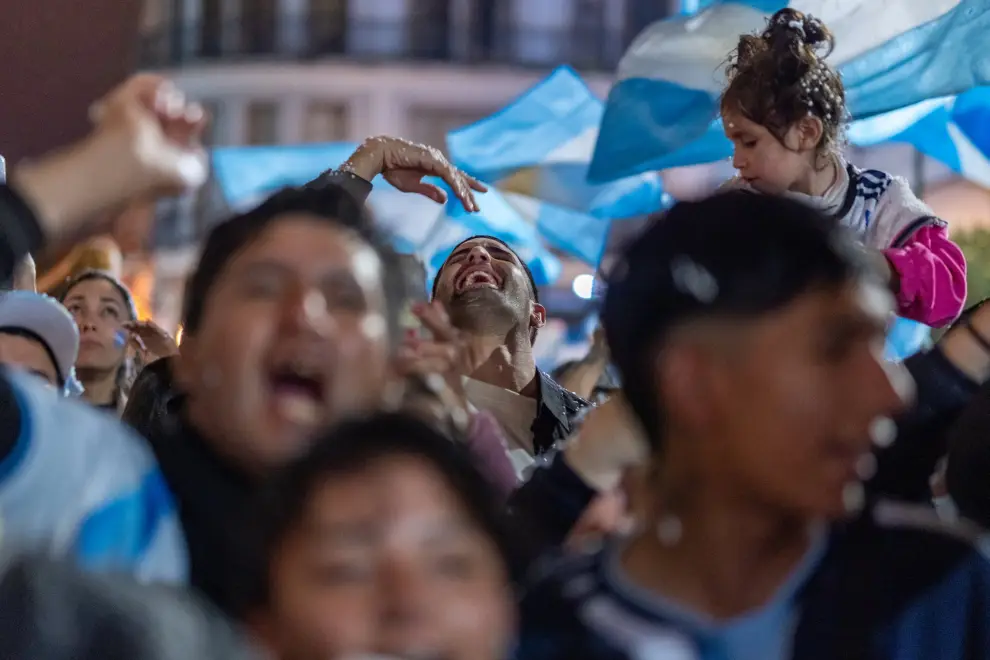 Mundial 2026: Festejos en plaza 9 de Julio por el pase a semifinales del seleccionado argentino de futbol 