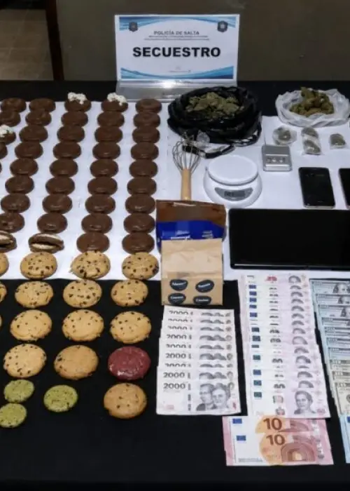 Elaboraban y vendían galletas de marihuana en Salta