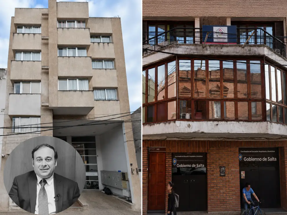 Los dos inmuebles que Educación alquila a la familia Lávaque-Lafuente están ubicados en Catamarca 70 y Caseros 322, en el centro de la ciudad.