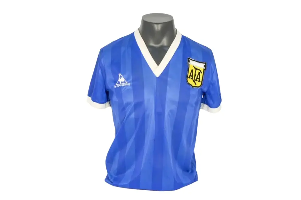 Camiseta de Diego Maradona del Mundial 86