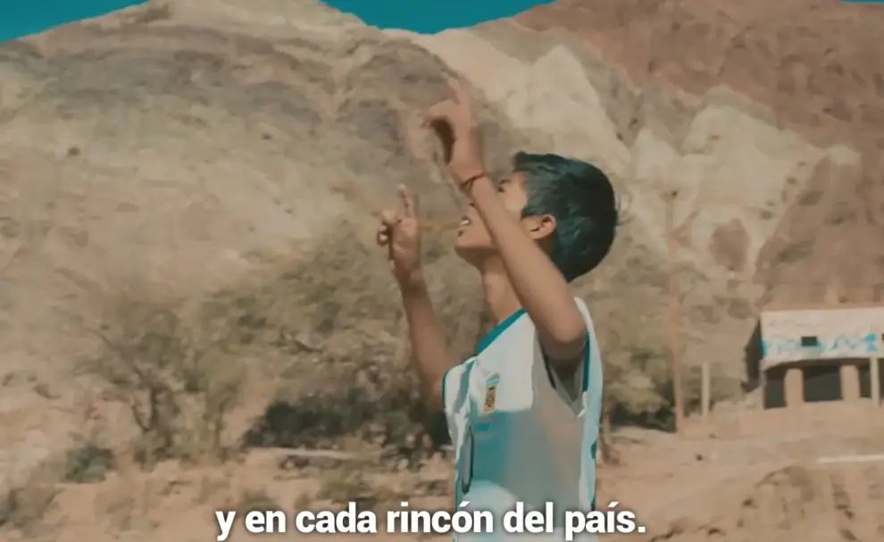 Captura del video oficial de la Selección Argentina.