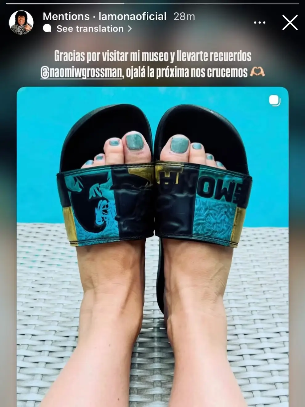 Naomi Grossman, reconocida por su papel de Pepper en American Horror Story, compartió su fanatismo por La Mona Jiménez.
