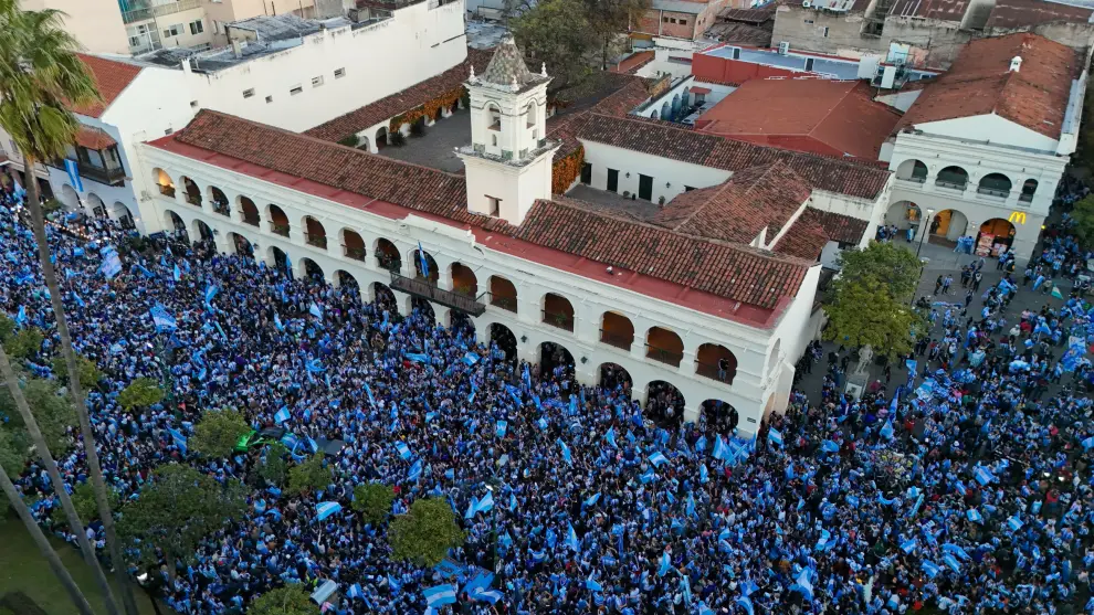 La locura de los salteños tras la clasificación de la Scaloneta a la final del Mundial