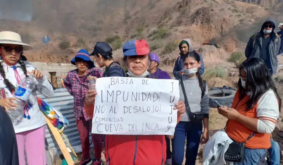 Juan Maqueyra Techo, Desalojos, Tierras (Foto: Tiempo argentino, Resumen Latinoamericano)