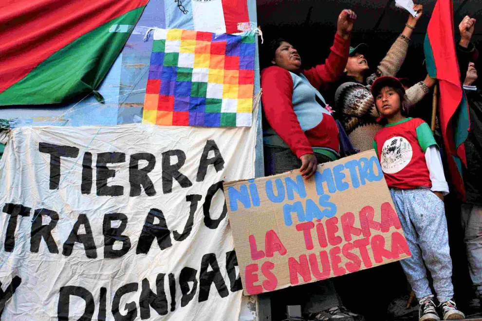 Juan Maqueyra Techo, Desalojos, Tierras (Foto: Tiempo argentino, Resumen Latinoamericano)