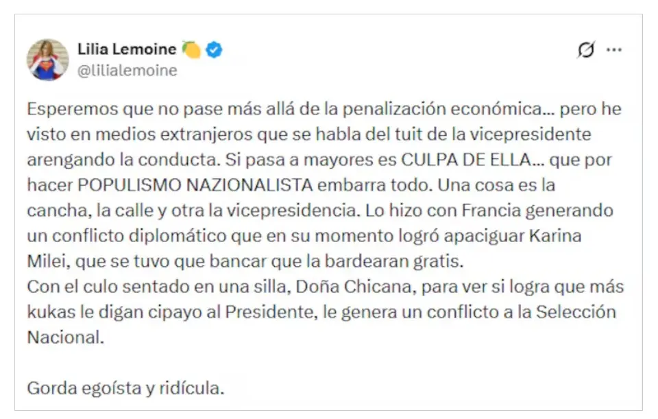 X de lo que dijo Lemoine