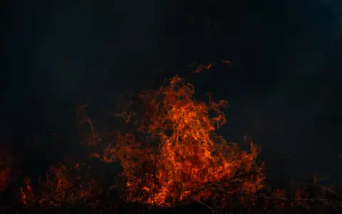 Fuego en diferentes lugares de Salta 
