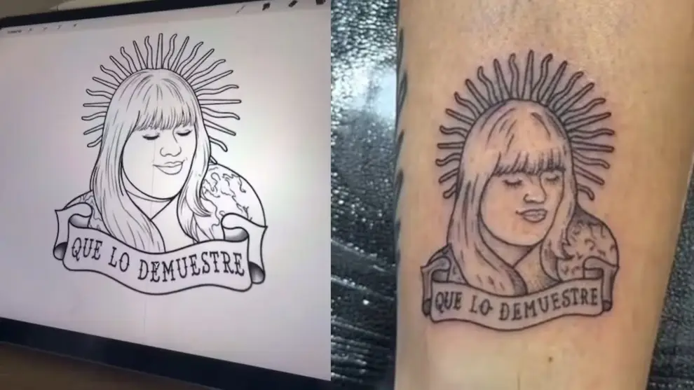 Tatuaje de Morena Rial