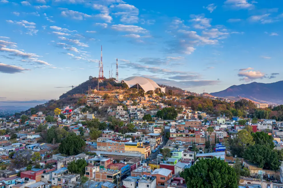La ciudad mexicana de Oaxaca, donde hoy se sintió el sismo de 7,4grados en la escala de Richter