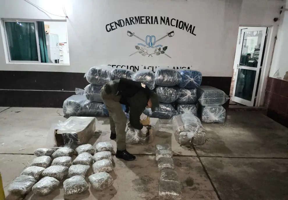 Secuestro de estupefacientes y mercaderia de contrabando en el norte de Salta.