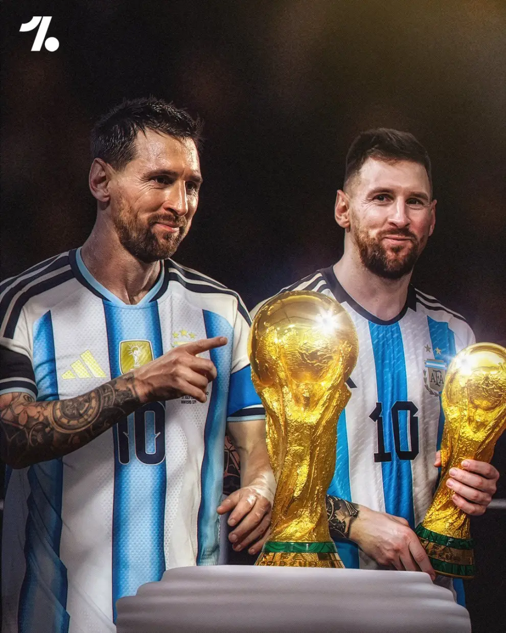 Messi ya la levantó en Qatar.