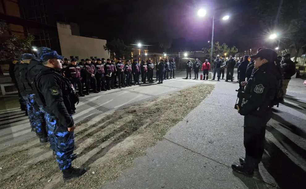 Operativo de seguridad en Salta.