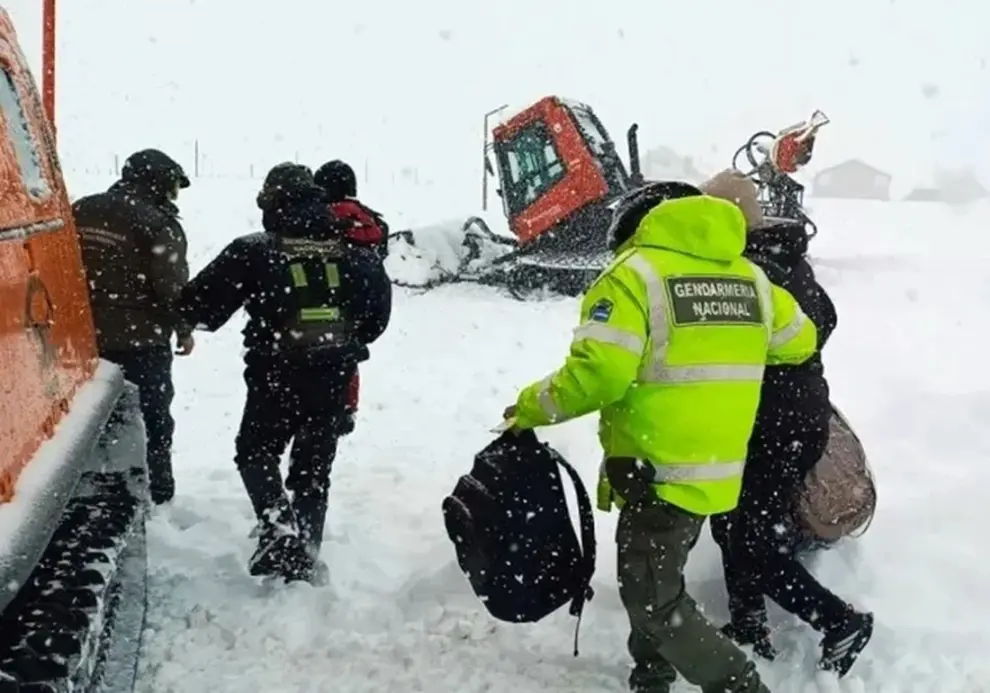 Rescate en la alta montana mendocina.
