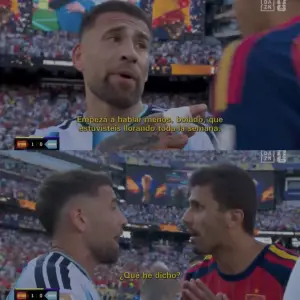 "Lloraron toda la semana, eso no se hace": El fuerte reclamo de Otamendi a Rodri luego de que los españoles abrieran el paraguas con el arbitraje