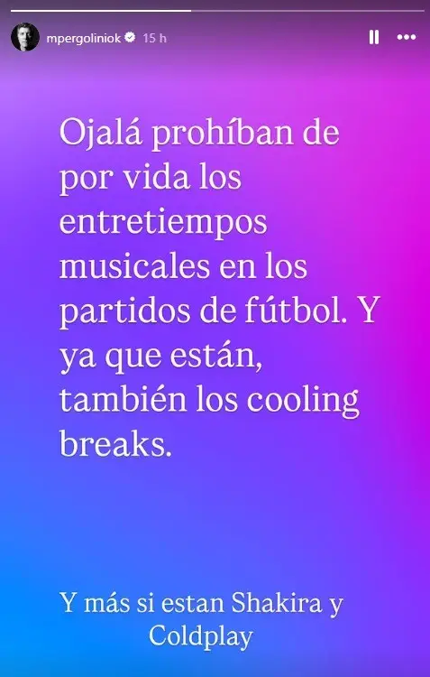 Mario Pergolini furioso en redes sociales.