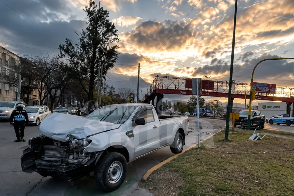 Accidente en avda. Paraguay