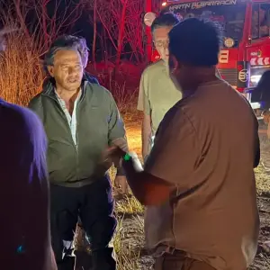 De la tristeza por la Selección al "zonda" histórico: Sáenz dijo que fue el peor viento en 60 años y defendió el operativo para apagar incendios