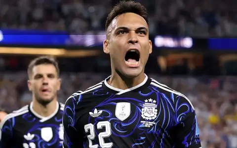 Lautaro Martínez, autor del gol más importante de Argentina en el Mundial 2026, ante Inglaterra.