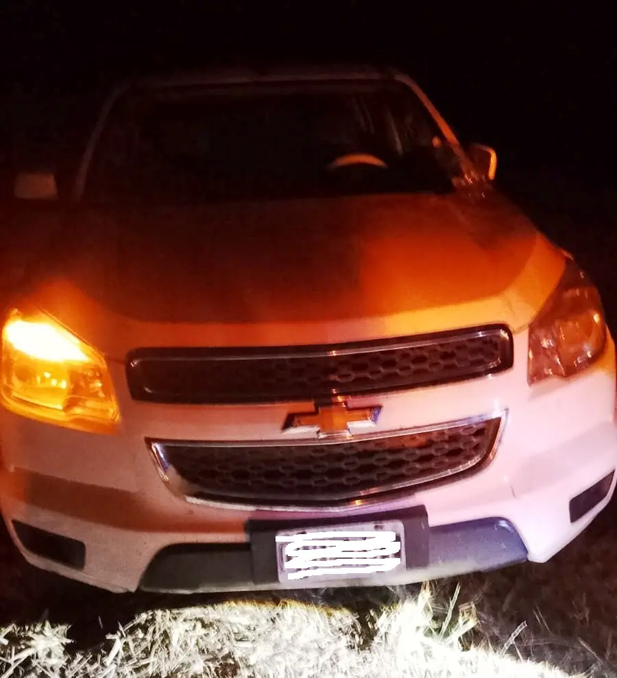 El vehículo secuestrado por los gendarmes en Jujuy.