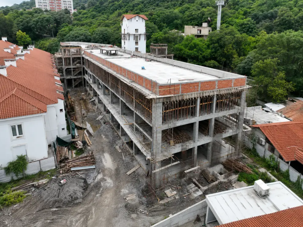 Obras en el Hospital San Bernardo.