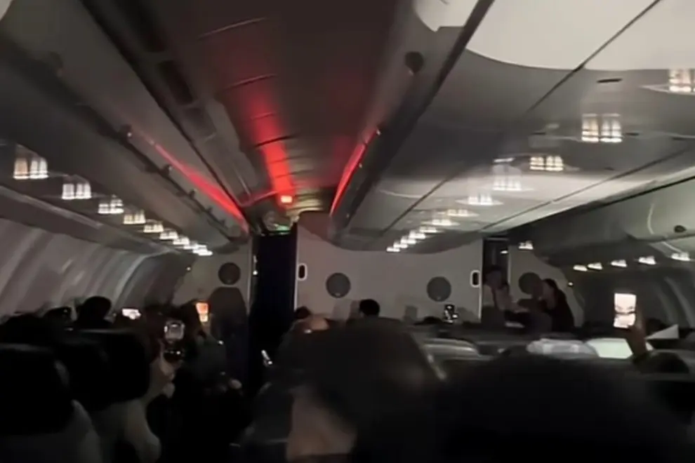 Un piloto español sorprendió a los pasajeros