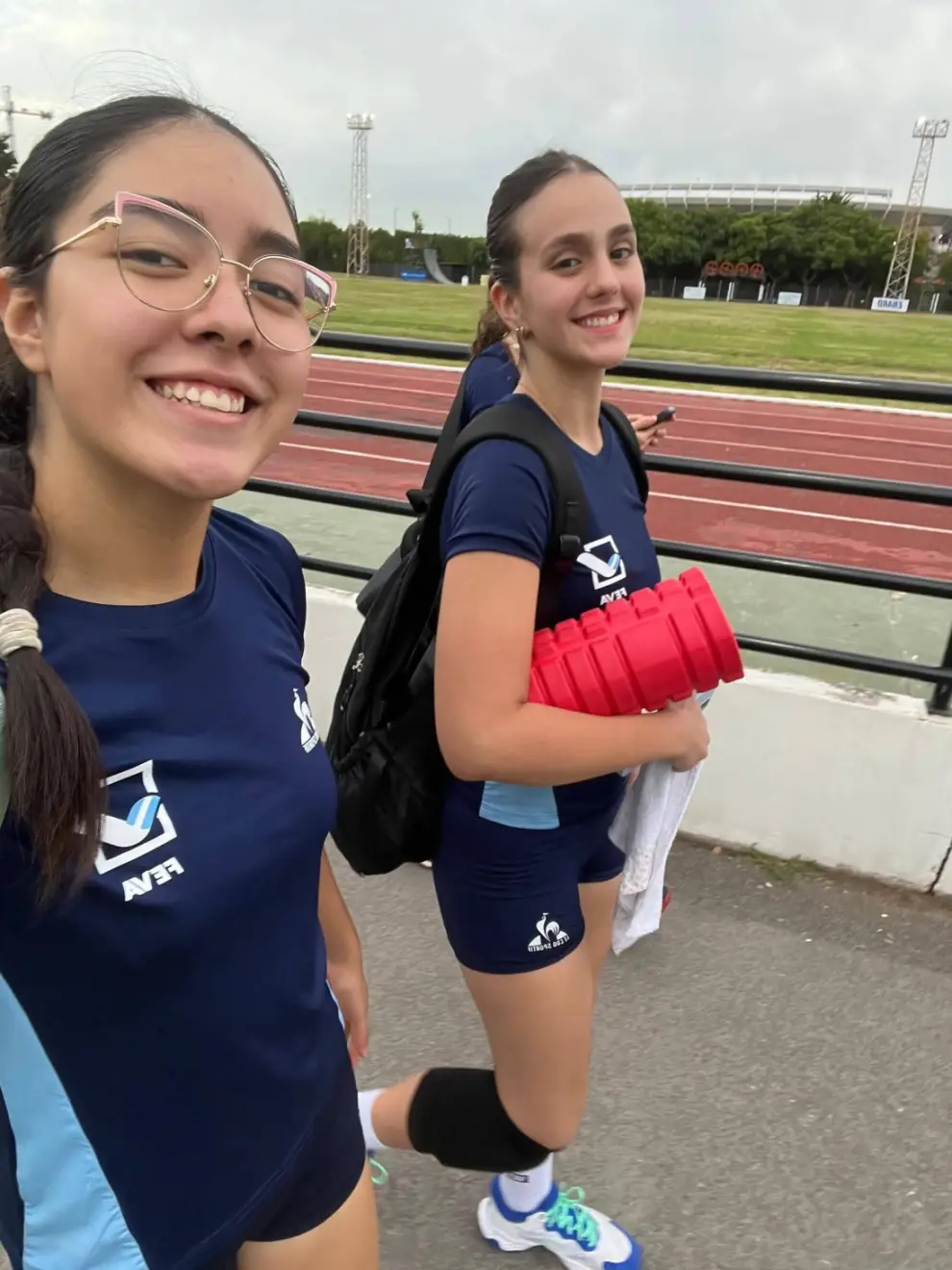 Maia y Bianca en Buenos Aires.