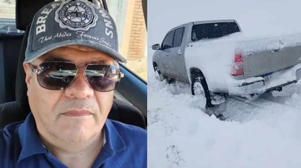 Un hombre y su pareja permanecieron bajo temperaturas extremas en Santa Cruz casi dos días.