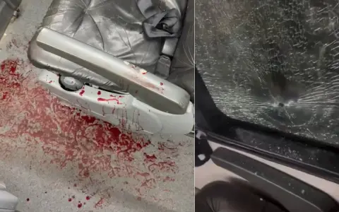 Las terribles imágenes que dejó el ataque armado al colectivo de hinchas de Tigre.