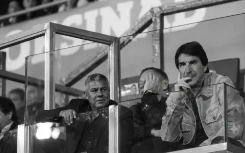 Javier Faroni y Claudio Chiqui Tapia