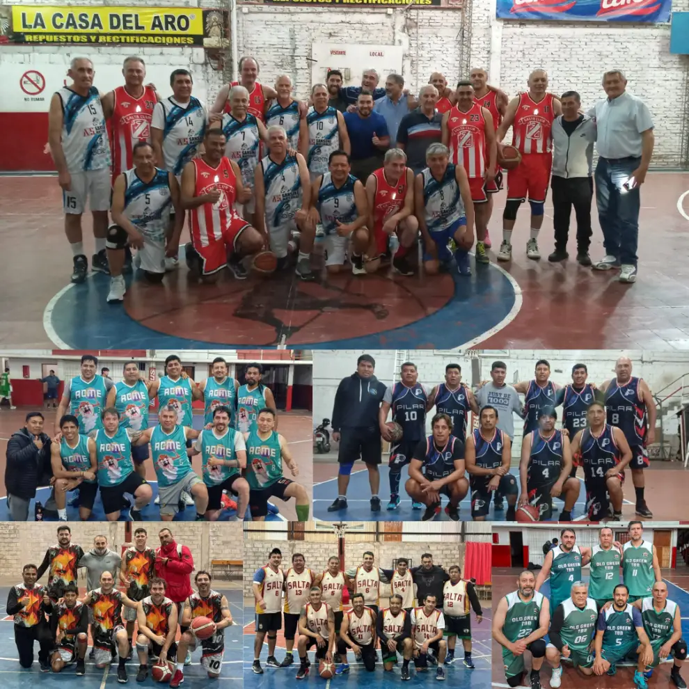 Algunos de los equipos del Torneo Senior.
