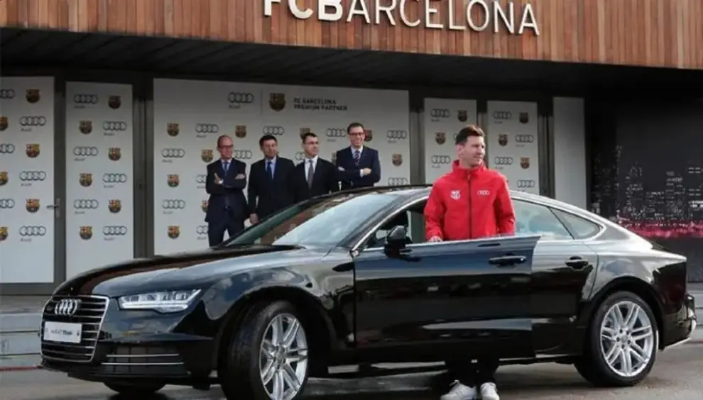Audi A7 Sportback: Messi eligió este modelo durante los años del acuerdo entre Audi y el Barcelona.