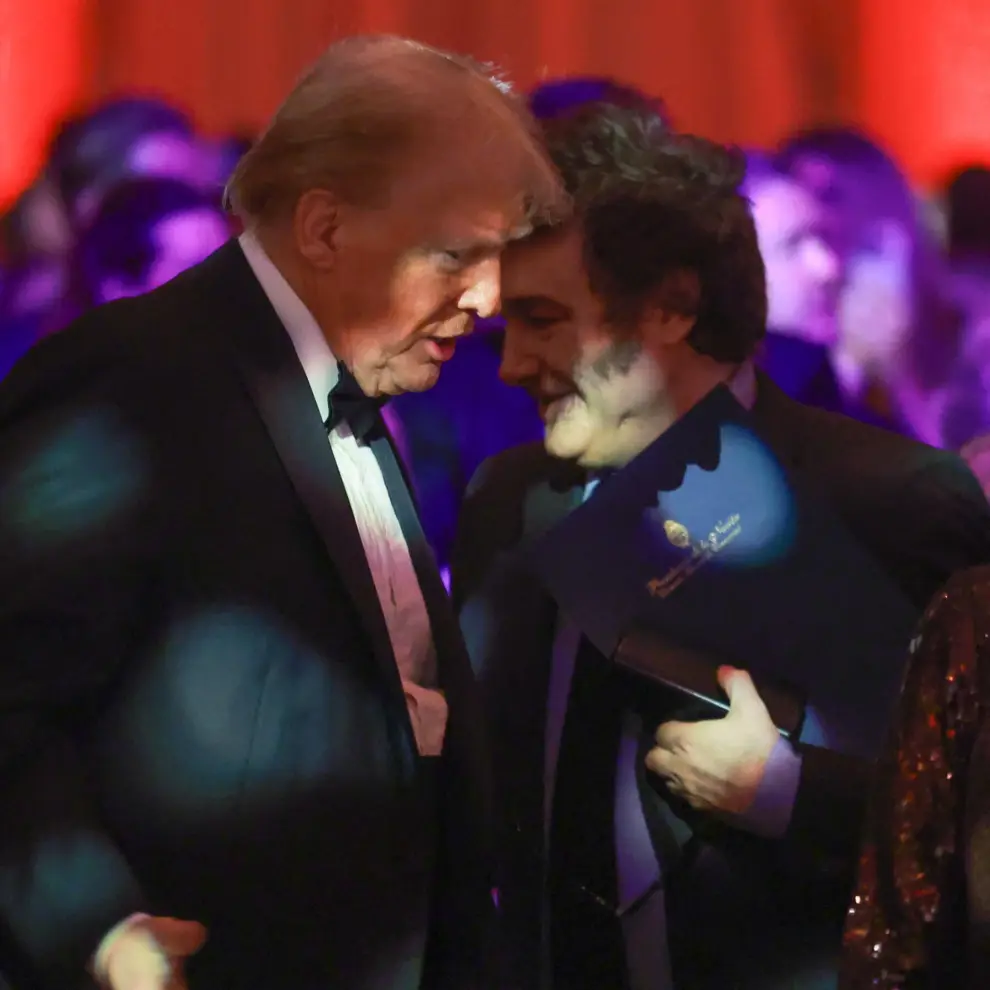¿Qué se dicen los mandatarios? Trump y Milei.