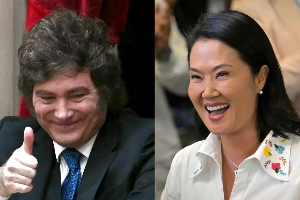 Milei tiene previsto asistir a las asunciones presidenciales de Keiko Fujimori, en Perú.