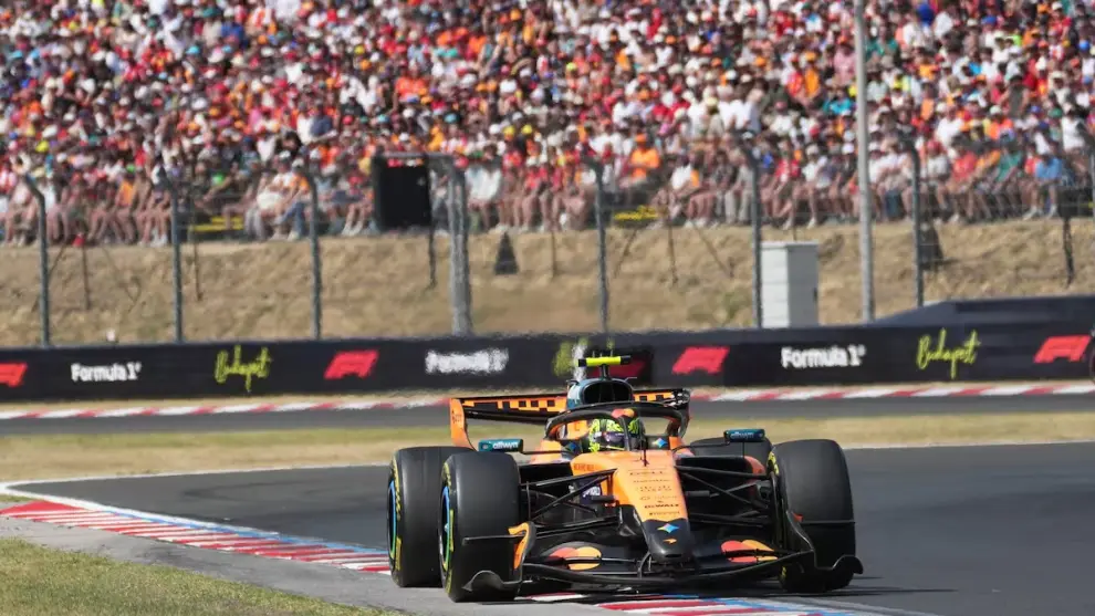 Lando Norris se impuso en Hungaroring.