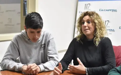 Lucas Sosa y su abogada