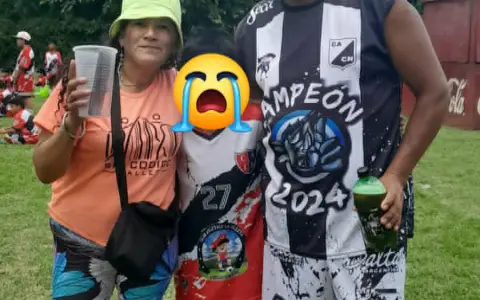 Viviana con su nieto y su hijo, 'Angel Vilte.